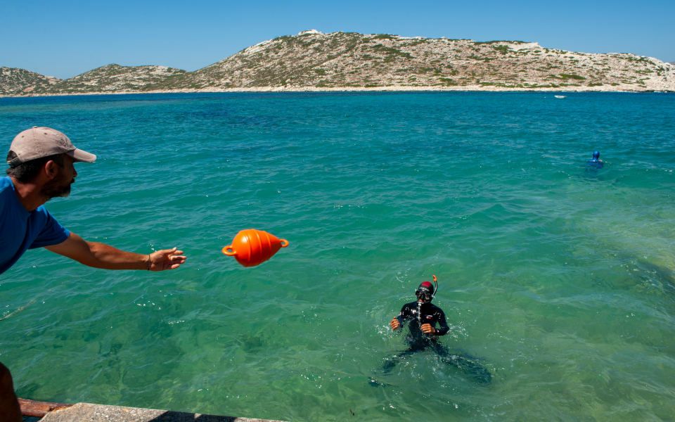 Scuba diving in Amorgos